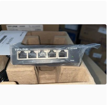 Compact and Powerful TL-SG1005P 4-port POE Network Switch with External Power Supply