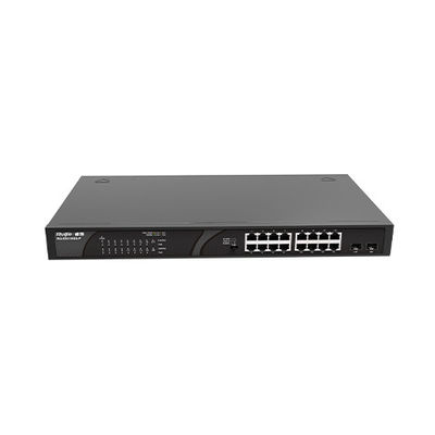 16-port 100G Plug-and-Play POE Access Network Switch RG-ES118-P with Private Mold