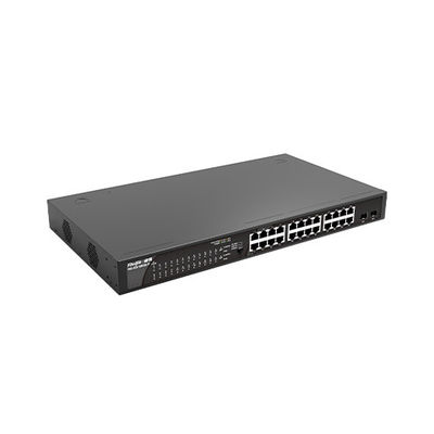 RG-ES126GS-LP24 100G Plug-and-Play POE Access Network Switch with 2 Upstream Ports