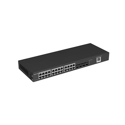 Private Mold 24-Port Gigabit Switch with 4 SFP Uplinks and 336Gbps Switching Capacity